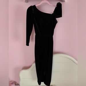 Zara girls black sparkly jumpsuit